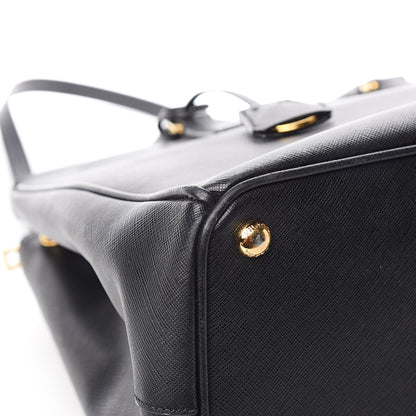 Prada Saffiano Large Galleria Double Zip Tote Black 10 of 16