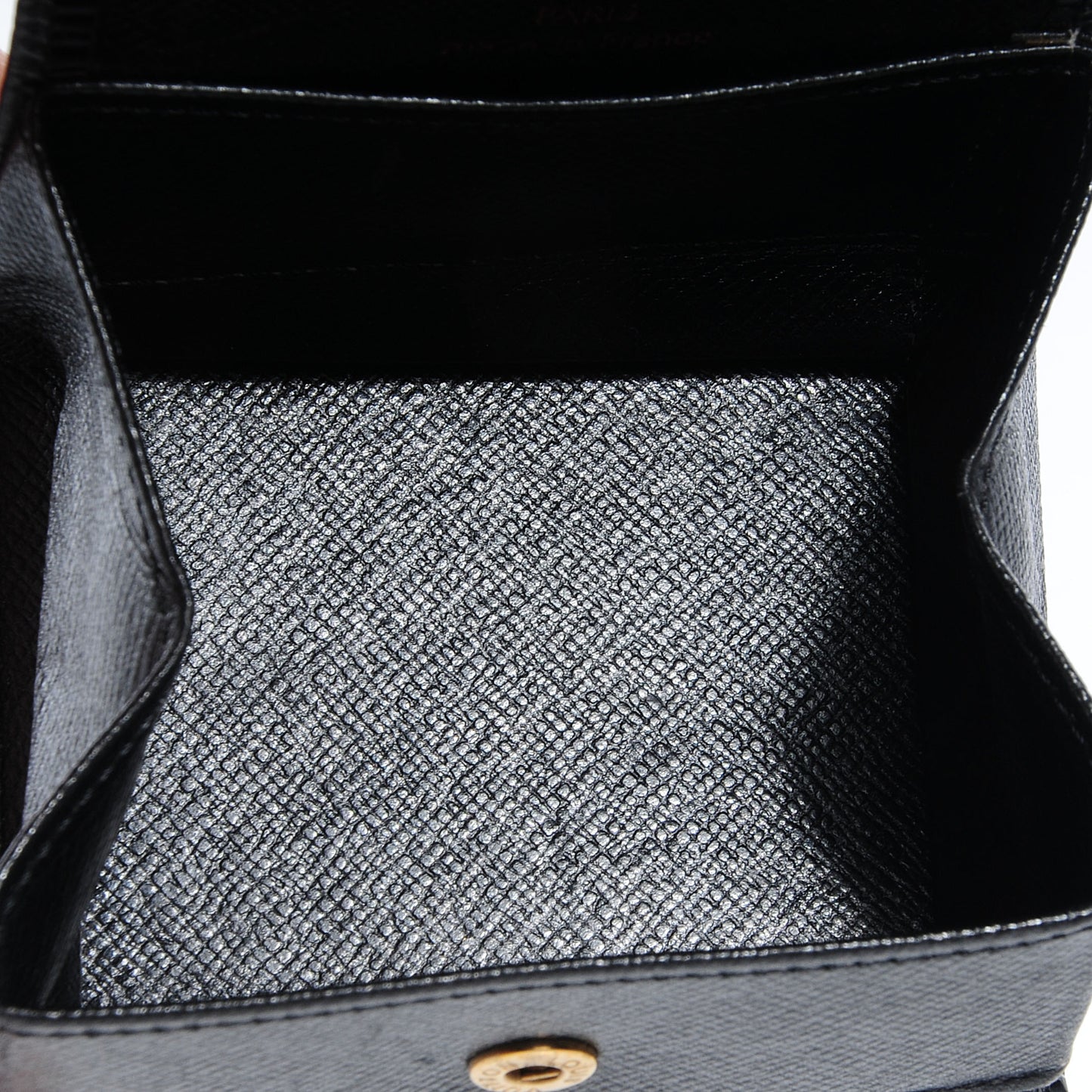 Epi Porte-Monnaie Boite Coin Purse Black