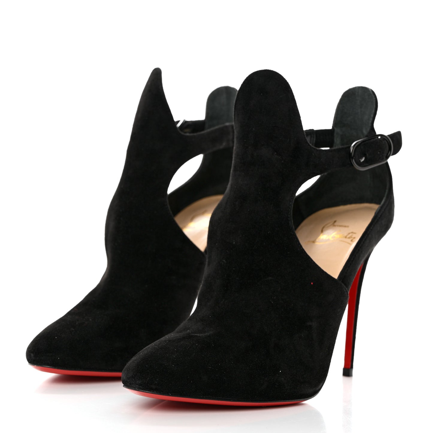 Veau Velours Canadada 100 Booties 36.5 Black