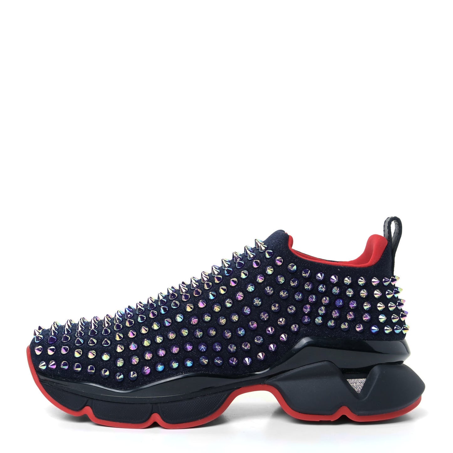 Neoprene Spike Sock Donna Flat Sneakers 39.5 Black