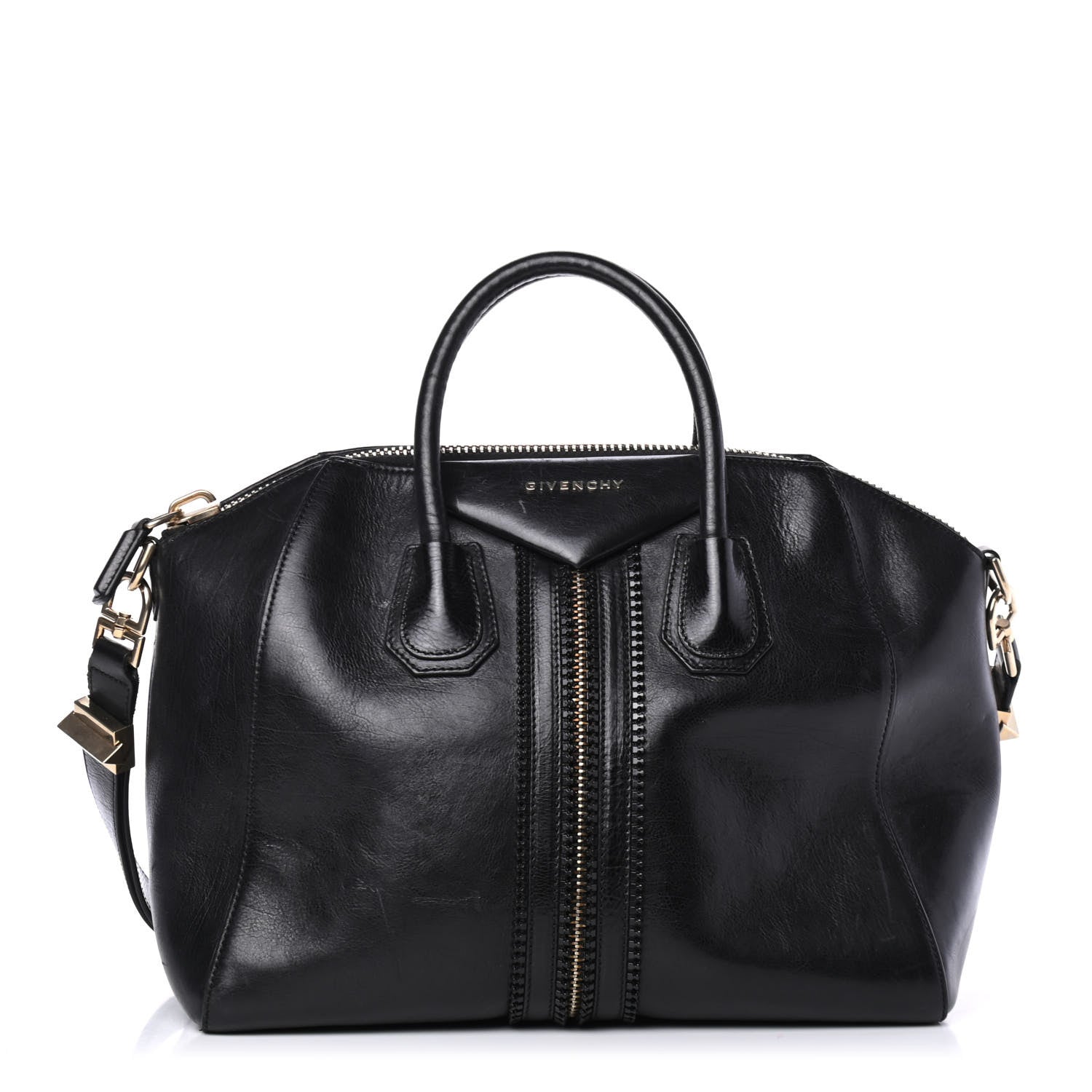 Givenchy Calfskin Medium Zipper Antigona Black 1 of 4