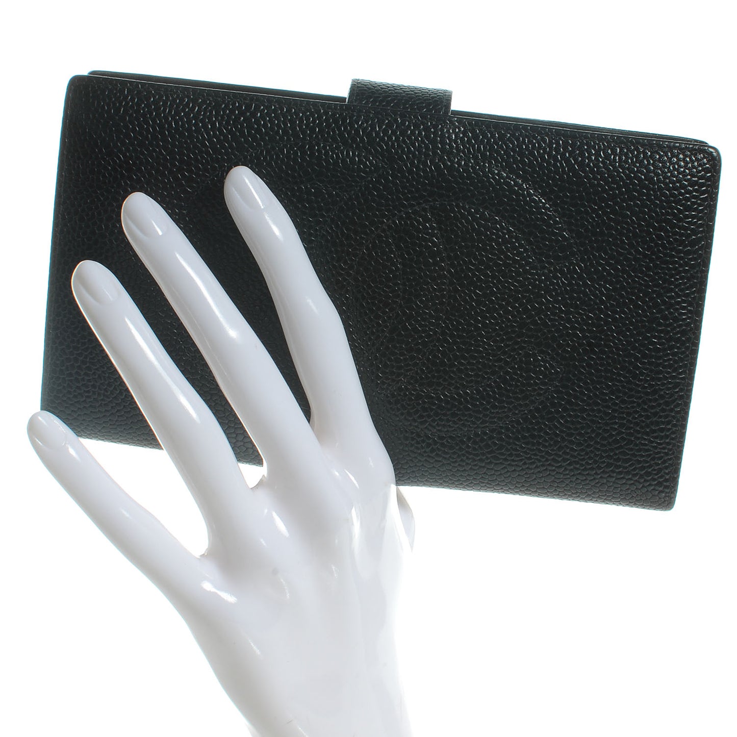 Caviar CC Wallet Clutch Black