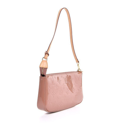 Louis Vuitton Vernis Pochette Accessories NM Rose Velours 3 of 7