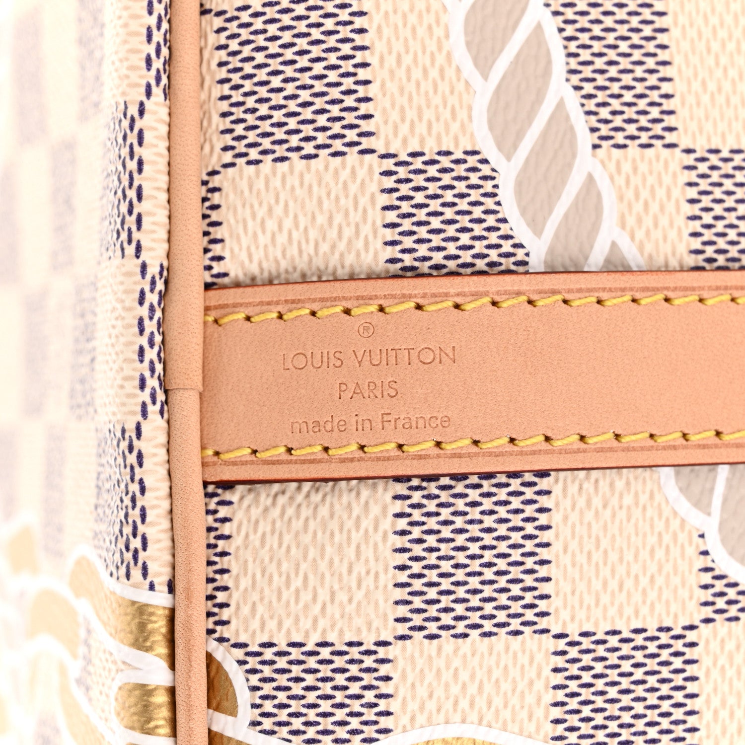 Louis Vuitton Damier Azur Nautical Speedy Bandouliere 25 7 of 10