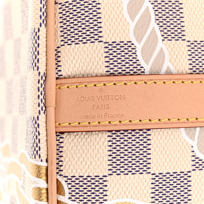Louis Vuitton Damier Azur Nautical Speedy Bandouliere 25 7 of 10