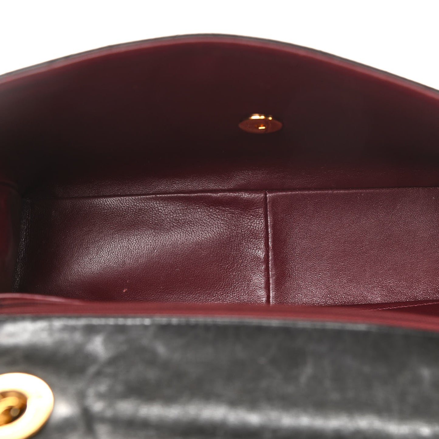 Lambskin Quilted XL Jumbo Single Flap Black