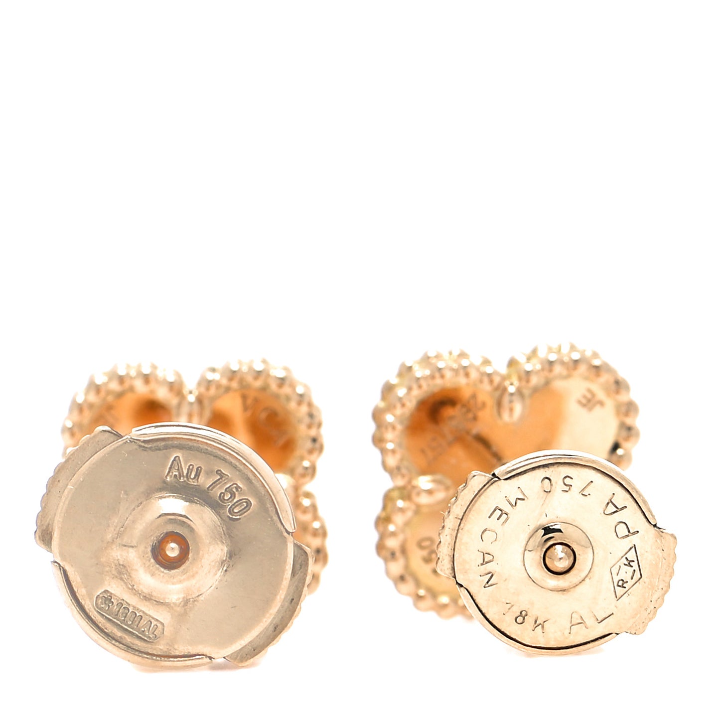 18K Yellow Gold Turquoise Sweet Alhambra Earrings