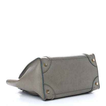 Celine Smooth Calfskin Mini Luggage Grey 5 of 14