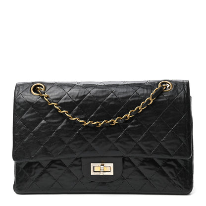 Chanel Aged Calfskin Quilted 2.55 Reissue 225 Flap Black 1 of 10