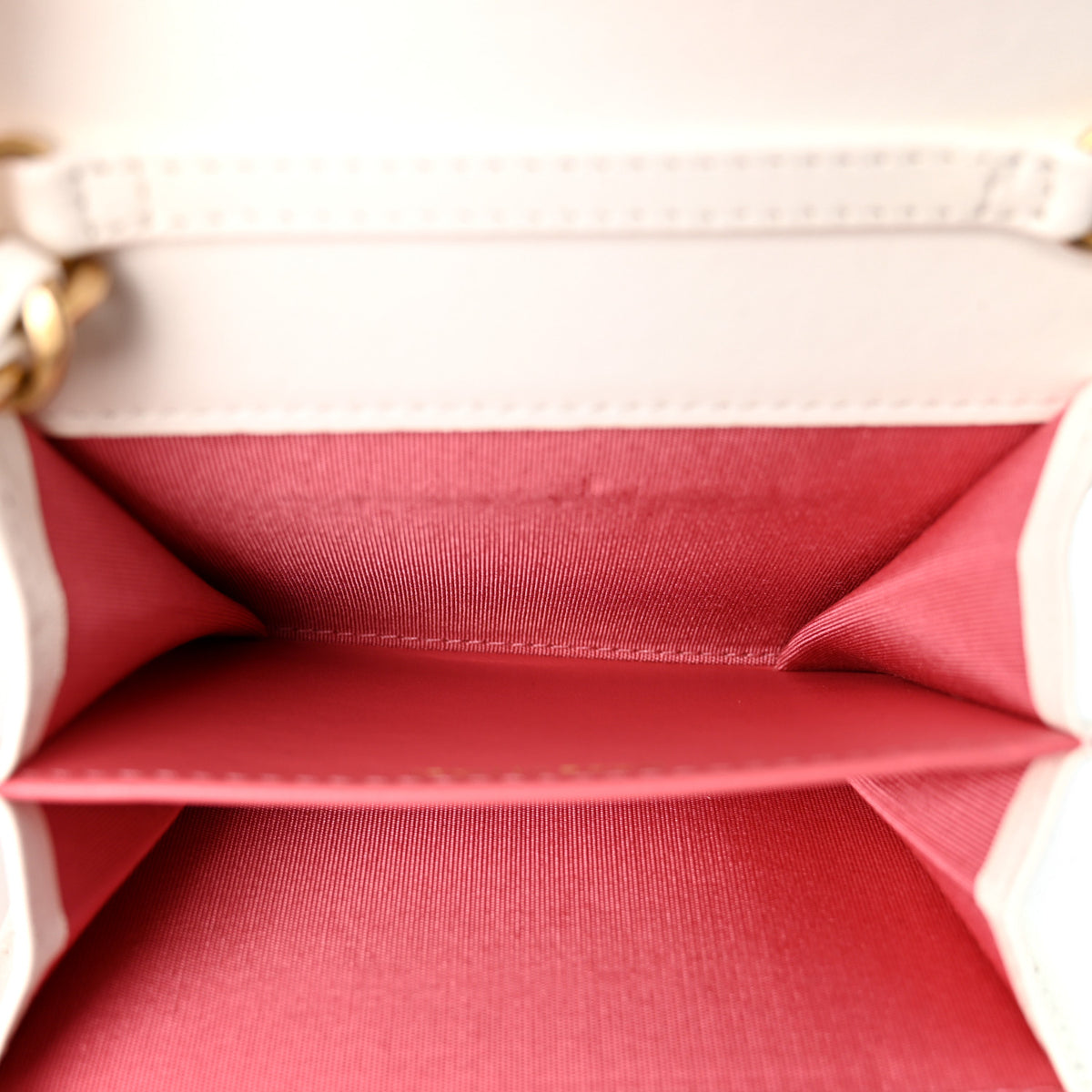 Chanel Lambskin Quilted Chanel 19 Flap Coin Purse With Chain White 5 of 11