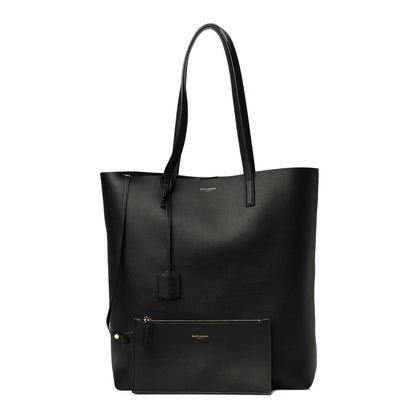 Saint Laurent Calfskin North-South Shopping Tote Black 1 of 11
