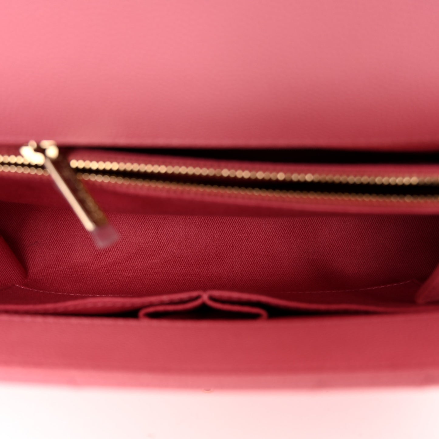 Caviar Chevron Quilted Small Coco Handle Flap Pink