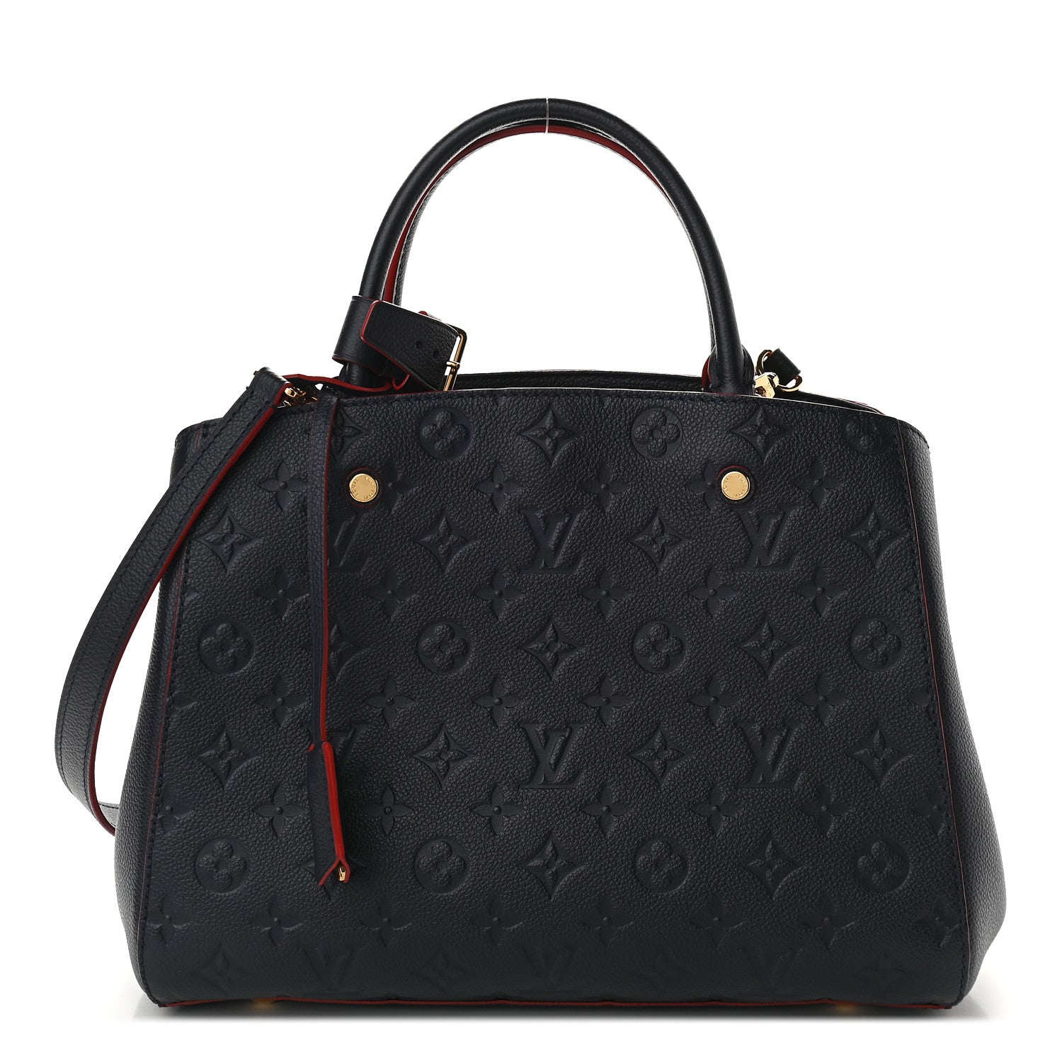 Louis Vuitton Empreinte Montaigne MM Marine Rouge 1 of 9