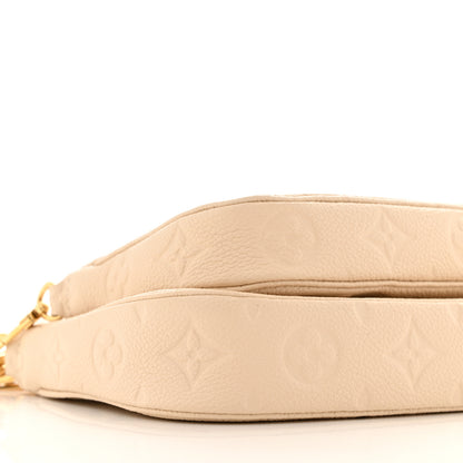 Louis Vuitton Empreinte Monogram Giant Multi Pochette Accessories Cream 8 of 11