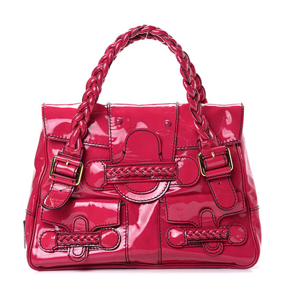 Valentino Garavani Patent Large Histoire Pink 1 of 19