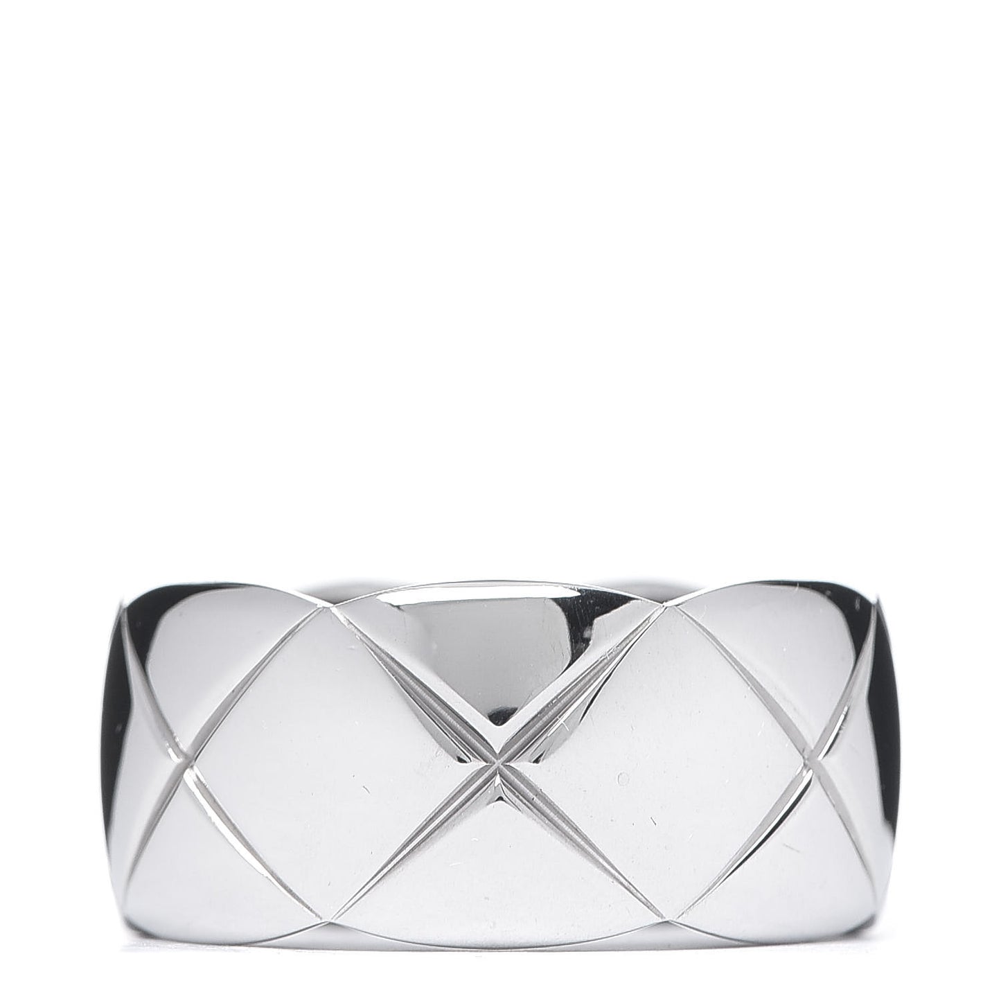 18K White Gold Medium Coco Crush Ring 60 9