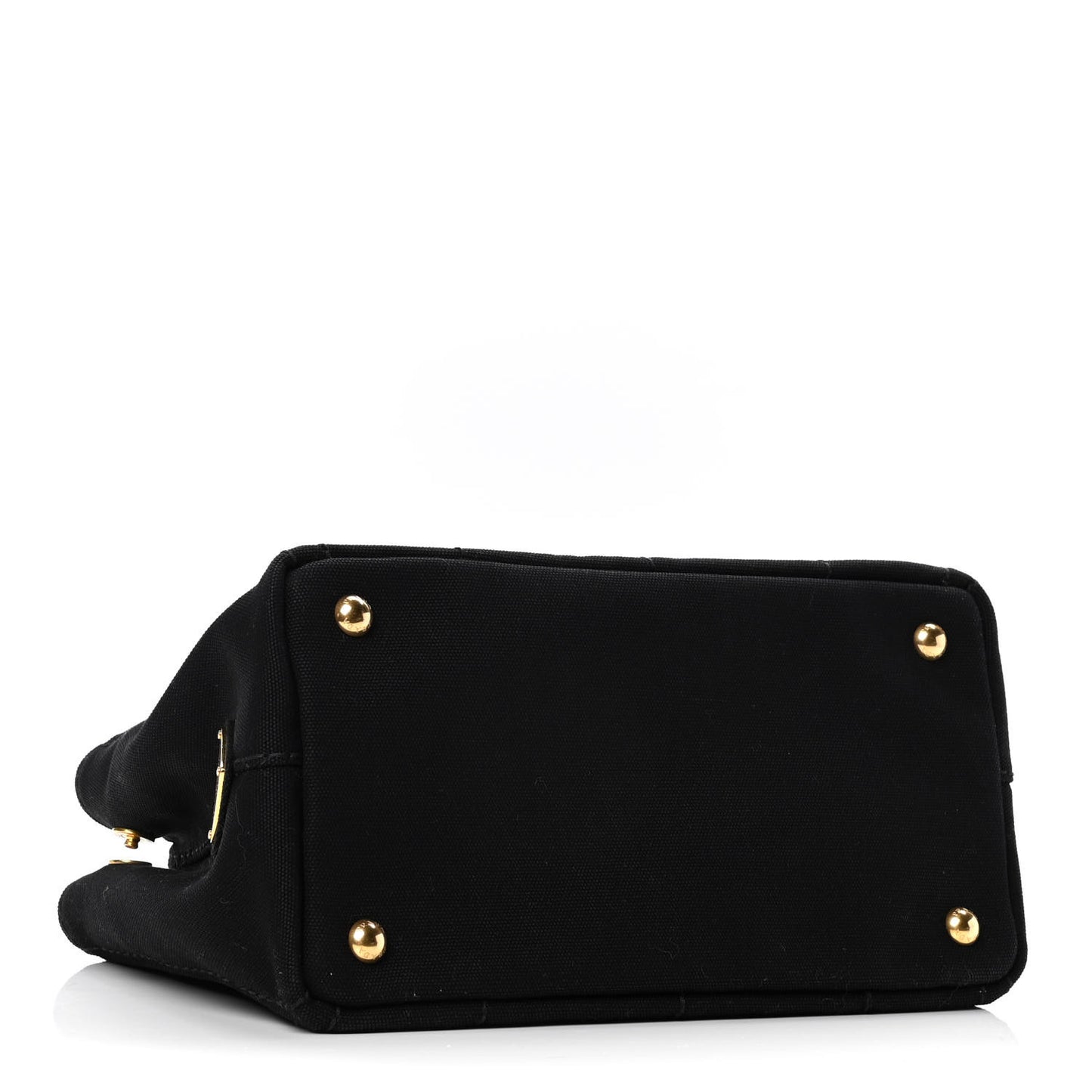Canapa Small Logo Tote Black Talco