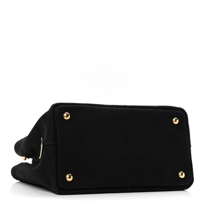 Prada Canapa Small Logo Tote Black Talco 3 of 4