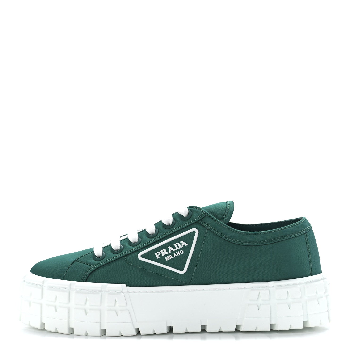 Prada Re-Nylon Gabardine Triangle Logo Double Wheel 50mm Sneakers 41 Assenzio 1 of 9