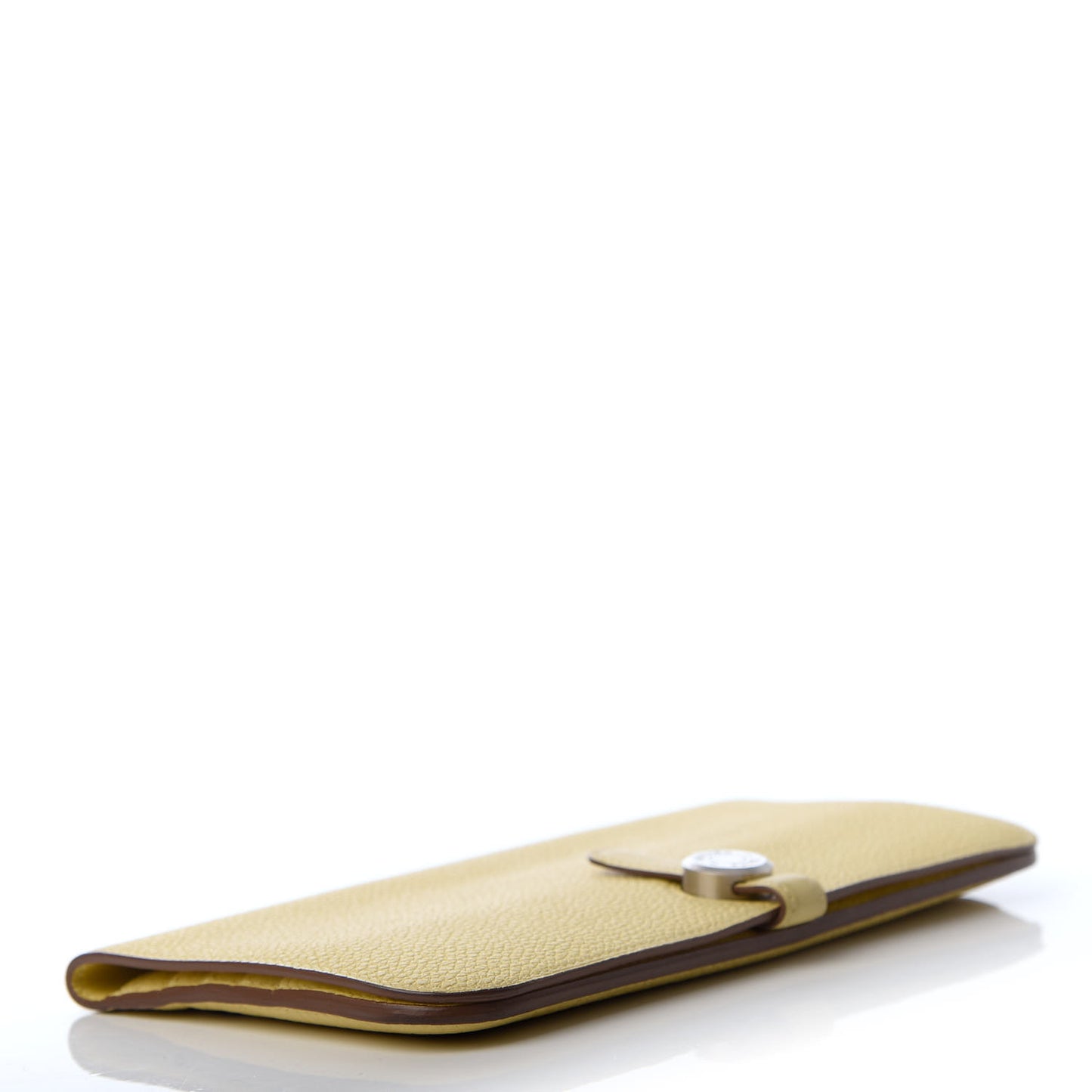 Togo Dogon Recto Verso Wallet Jaune Poussin