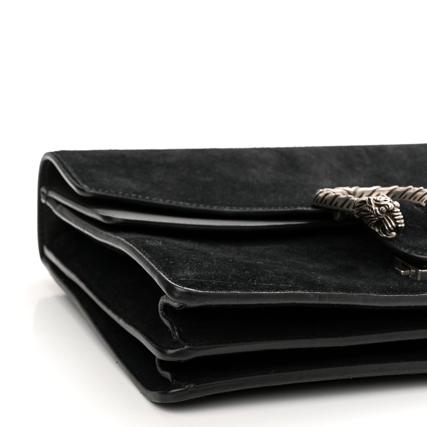 Suede Medium Dionysus Shoulder Bag Black