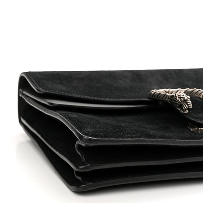 Gucci Suede Medium Dionysus Shoulder Bag Black 9 of 11