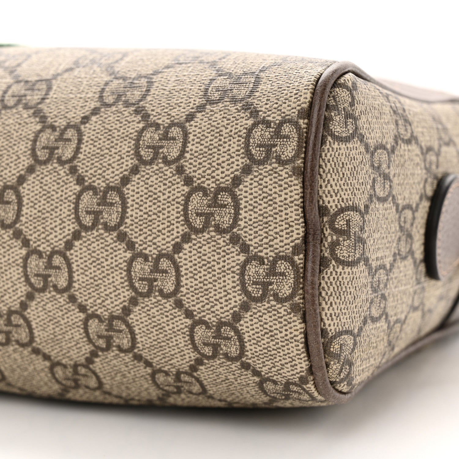 Gucci GG Supreme Monogram Web Small Ophidia Shoulder Bag Brown 10 of 12