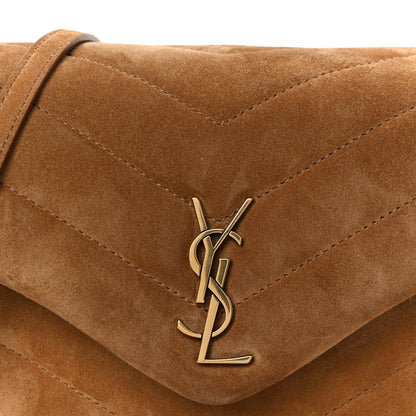 Saint Laurent Suede Toy Loulou Shoulder Bag Cinnamon 9 of 11