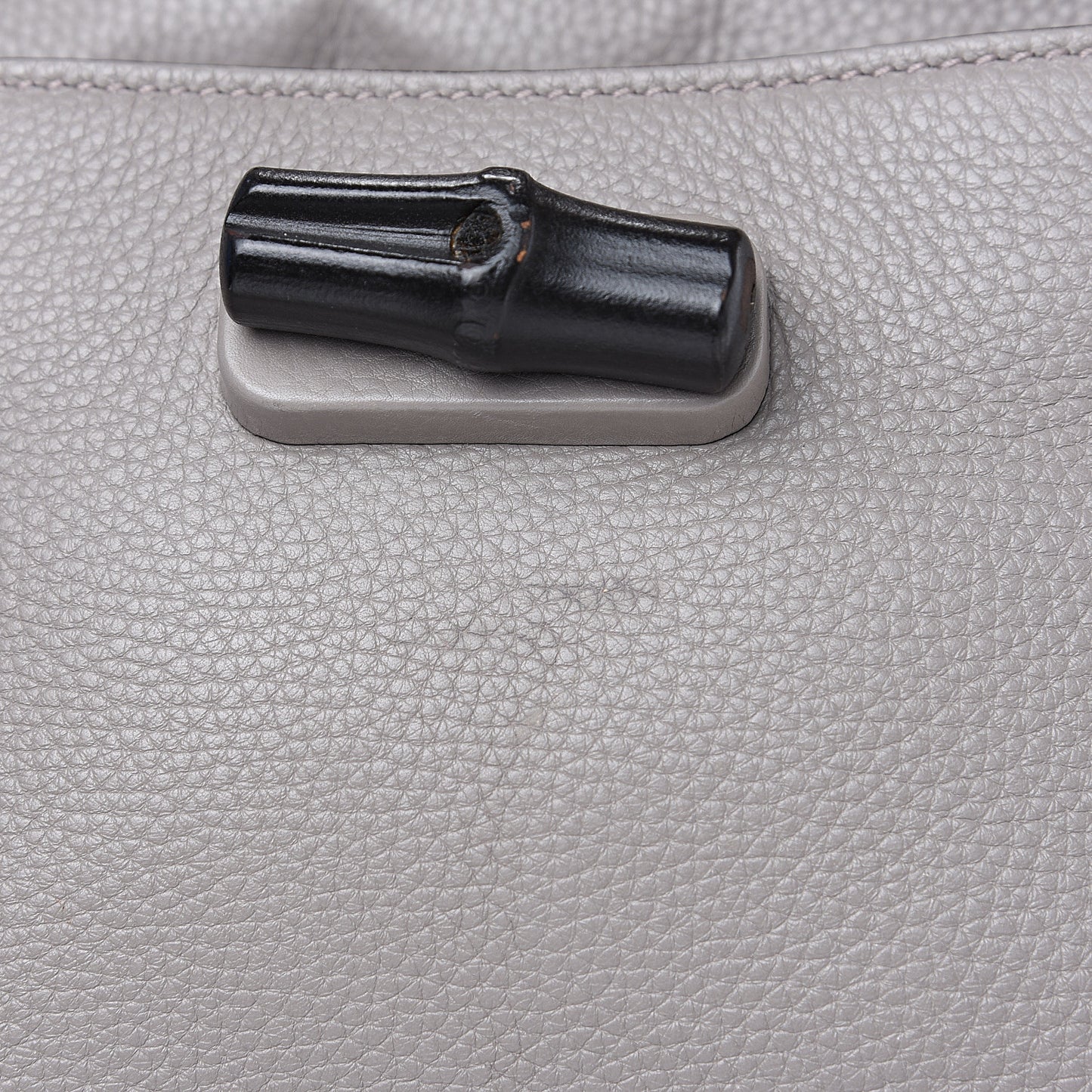 Cellarius Calfskin Small Bamboo Daily Top Handle Bag Storm Grey