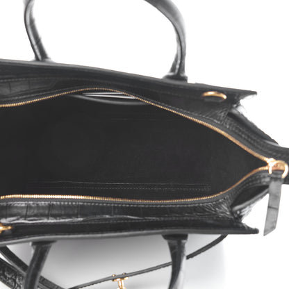 Mulberry Crocodile Embossed Mini Zipped Bayswater Black 5 of 10