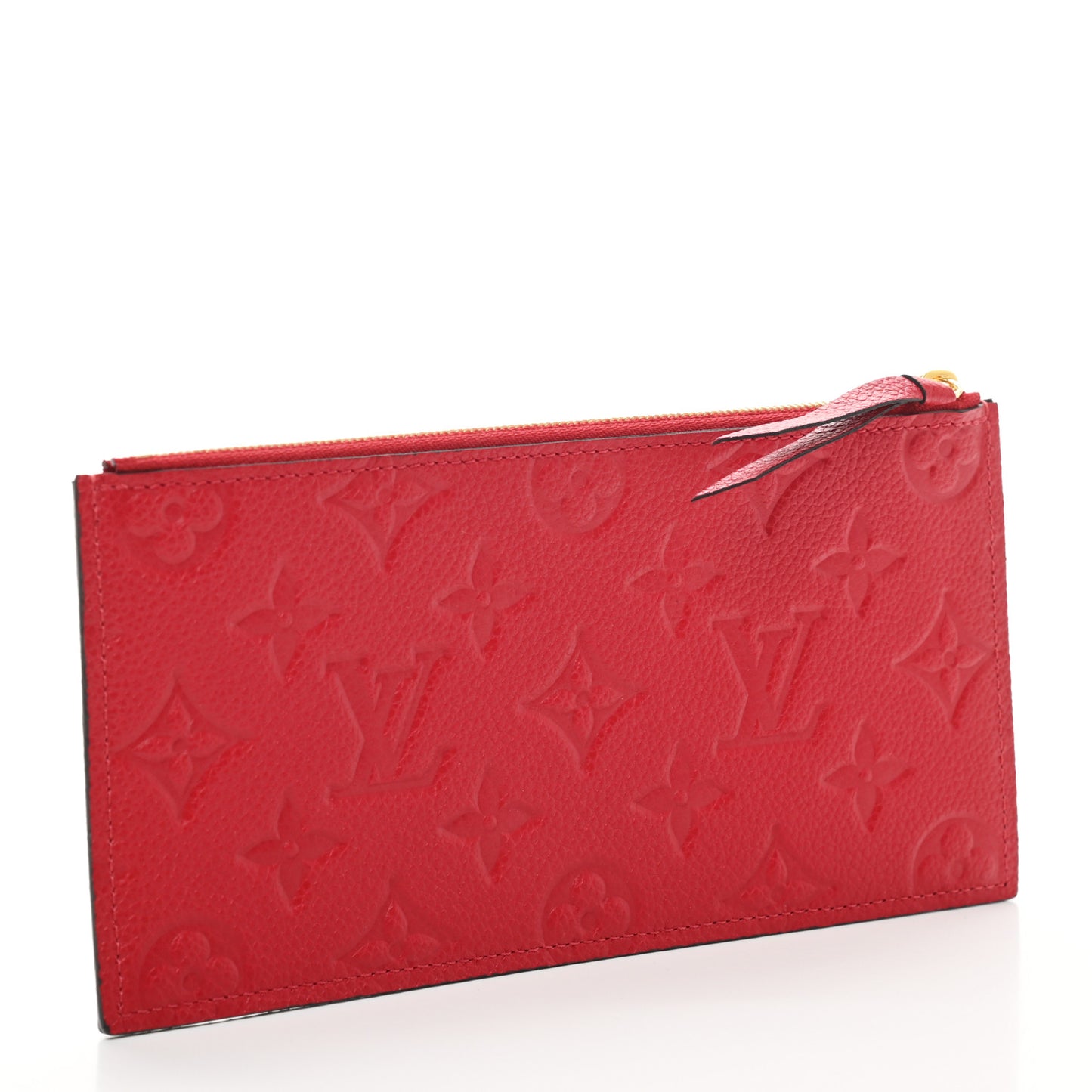 Empreinte Felicie Chain Wallet Zippered Insert Cherry