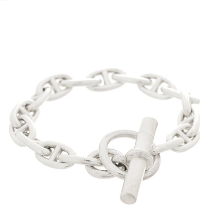 Hermes Sterling Silver Chaine D'Ancre Bracelet 1 of 3