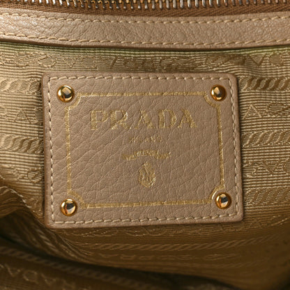 Prada Vitello Daino Shoulder Bag Sabbia 6 of 12
