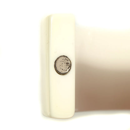 Chanel Resin Heart Pearl CC Bracelet White 5 of 6