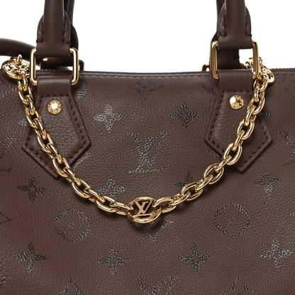 Louis Vuitton Calfskin LV Bliss Speedy Bandouliere 25 Brun 6 of 8