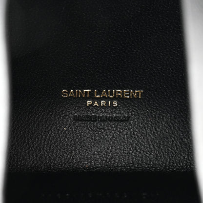 Saint Laurent Patent Pyramid Clutch Black 7 of 10