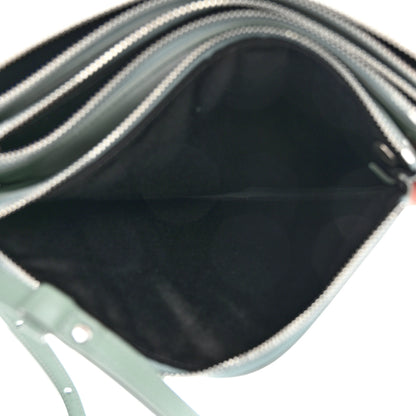 Celine Lambskin Large Trio Crossbody Bag Jade 6 of 10