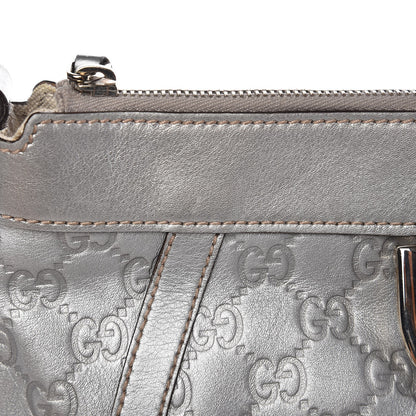 Gucci Guccissima Small D Gold Ring Messenger Silver 11 of 11