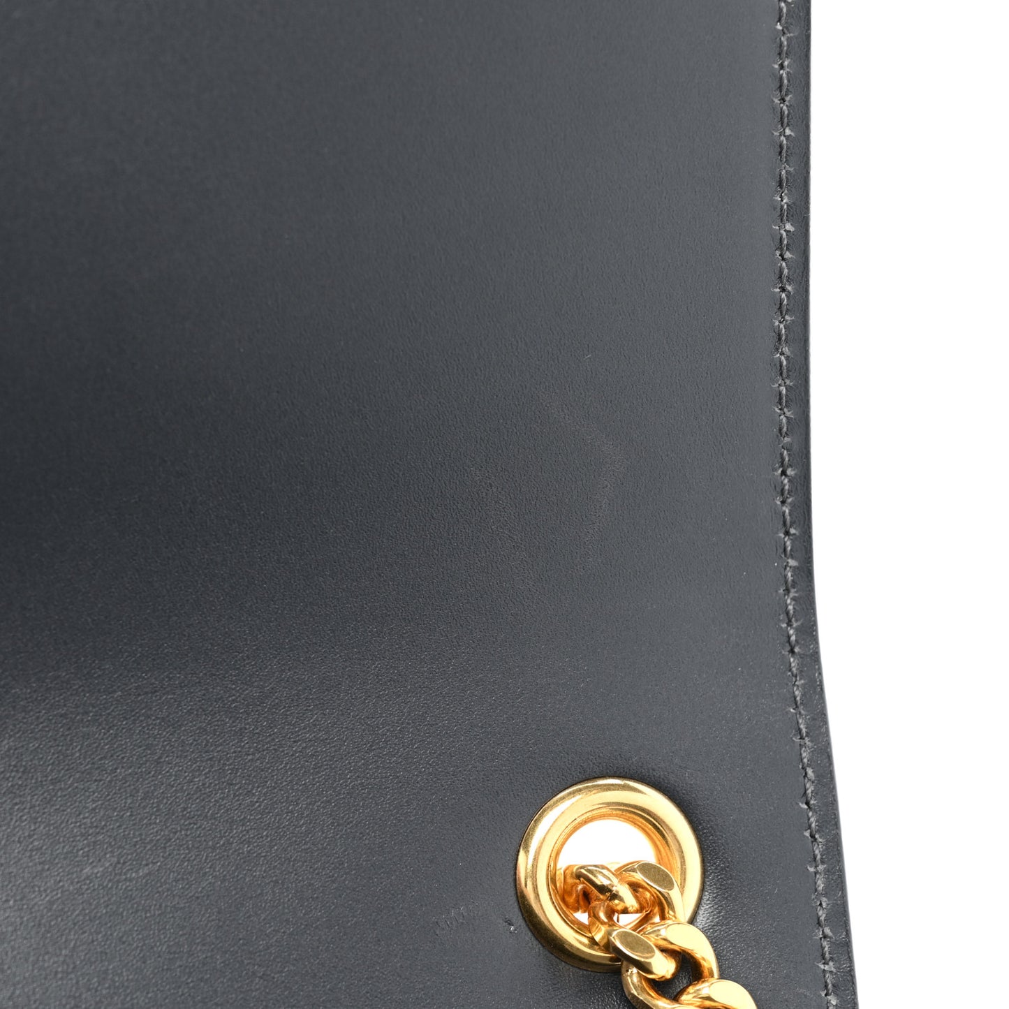 Calfskin Small Classic Monogram Kate Tassel Satchel Black