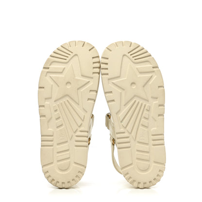 Christian Dior Lambskin Dioract 10mm Sandals 39 Off White 5 of 10