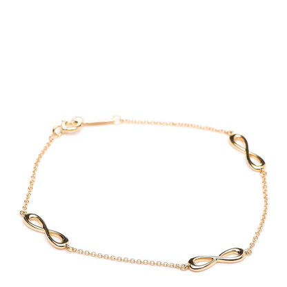 Tiffany 18K Yellow Gold Infinity Endless Bracelet 1 of 6