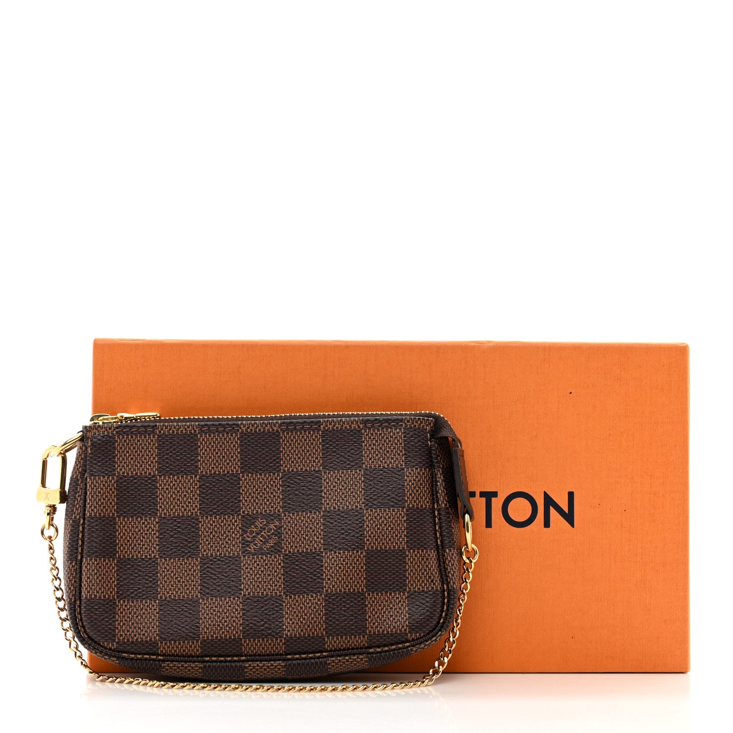 Louis Vuitton Damier Ebene Mini Pochette Accessories 8 of 8