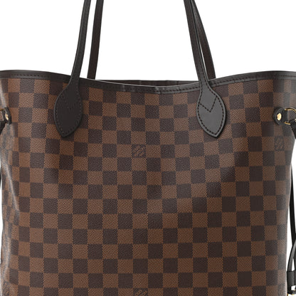 Louis Vuitton Damier Ebene Neo Neverfull MM Rose Ballerine 11 of 14
