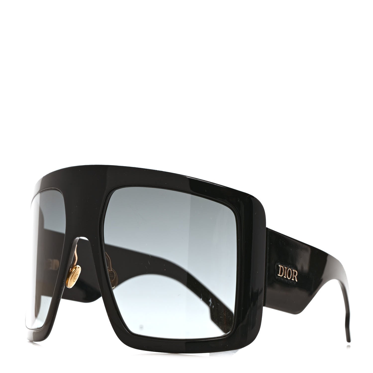 Christian Dior Acetate DiorSo Light 1 Shield Sunglasses Black 1 of 7