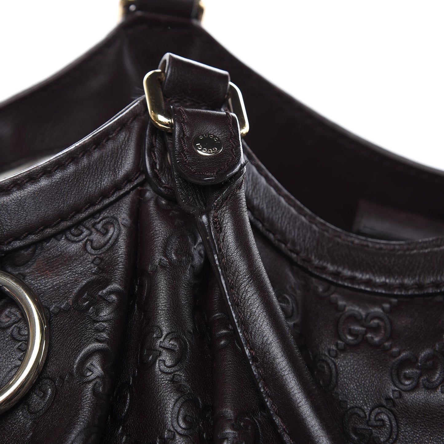 Guccissima Signature Large Sukey Tote Chocolate
