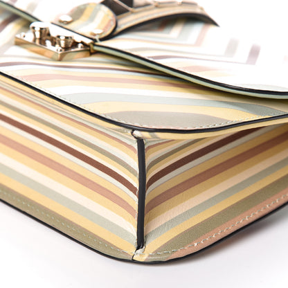 Valentino Garavani Vitello Native Couture 1975 Medium Glam Lock Rockstud Flap Multicolor 6 of 8