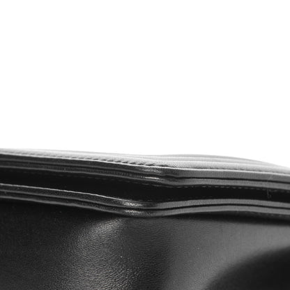 Chanel Lambskin Quilted Medium Boy Flap Black 12 of 14