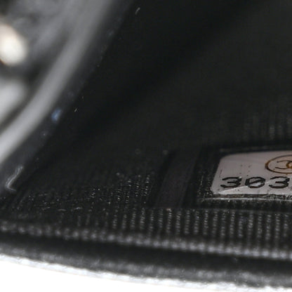 Chanel Lambskin Quilted Chanel 19 Wallet On Chain WOC Black 14 of 23