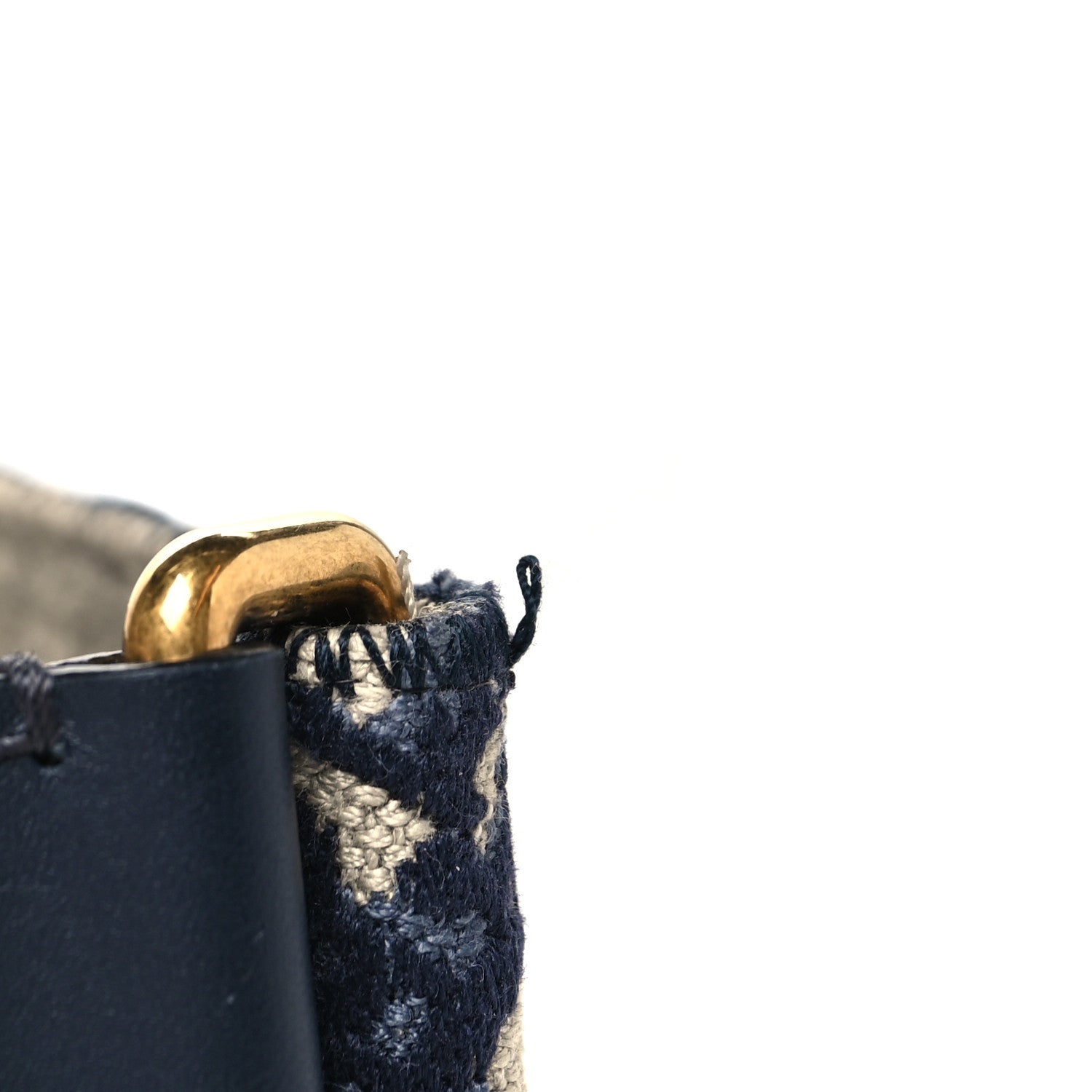 Christian Dior Oblique Shoulder Strap Blue 4 of 6