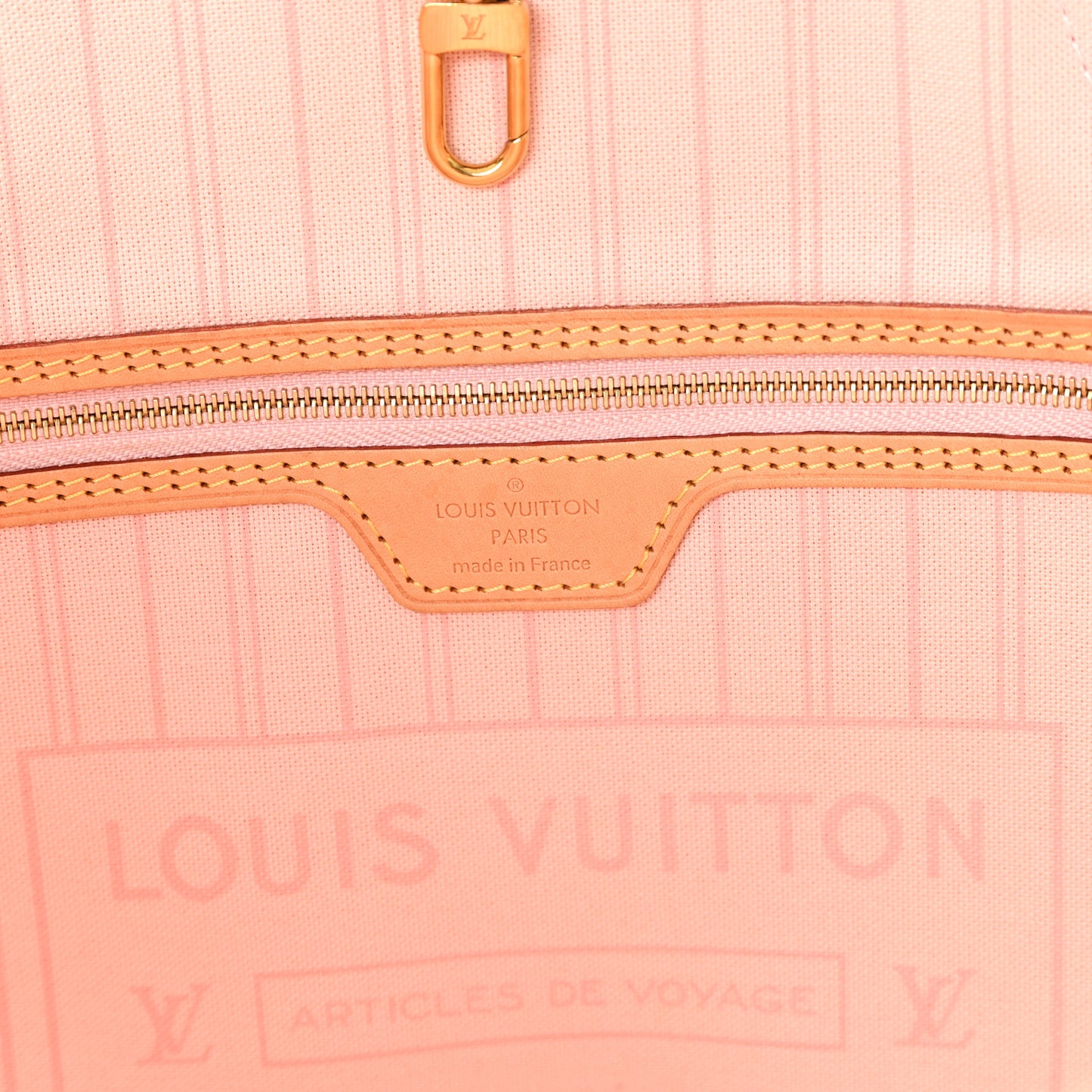 Damier Azur Neo Neverfull MM Rose Ballerine